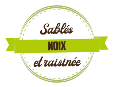 Sablés aux noix et raisinée